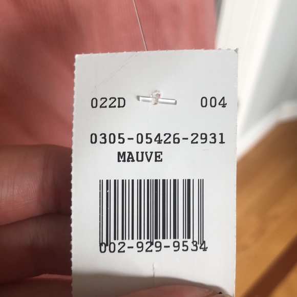 Pink Zipper Front Ribbed Tee - Picture 4 of 4